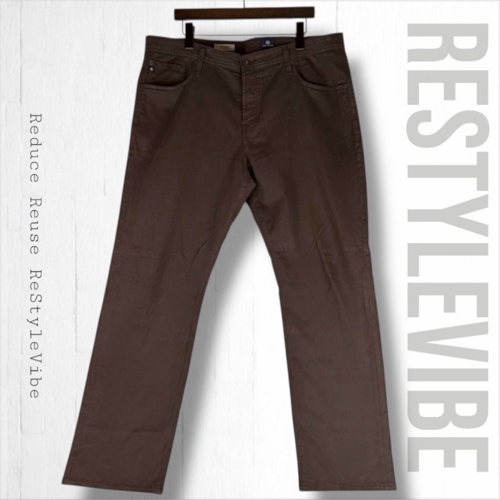 AG ADRIANO GOLDSCHMIED Men’s Size 38x32 Pants Chinos The Graduate Tailored Leg